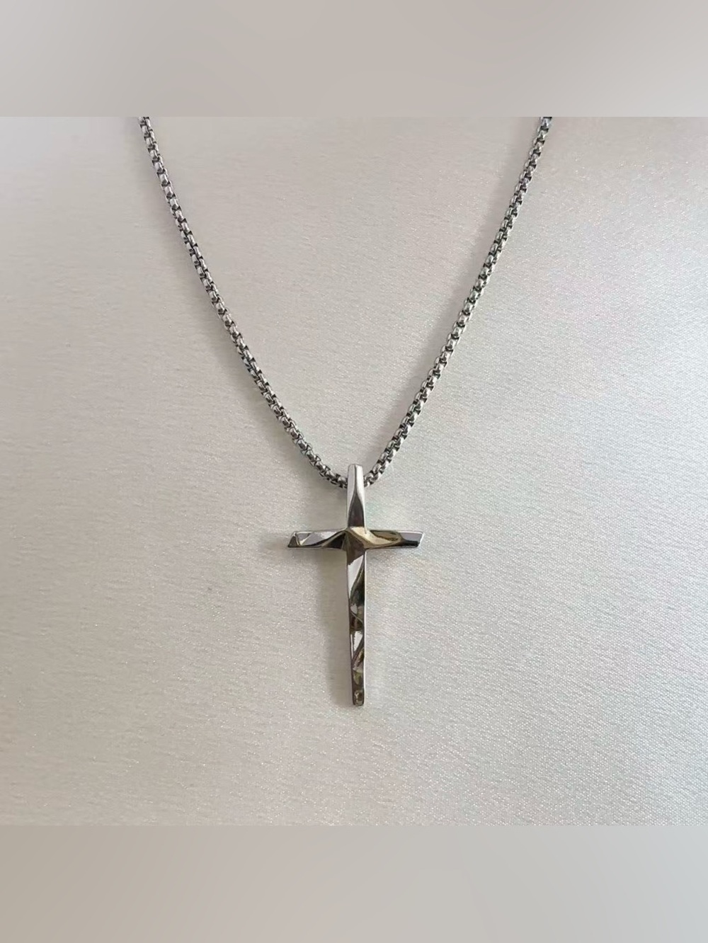Cross Pendant Necklace for Men Women Streetwear Hip Hop Punk Unisex Style